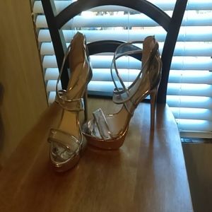 Rose gold heels